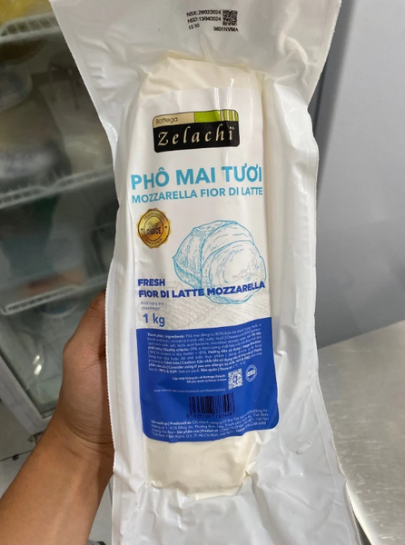 Phô mai tươi MOZZARELLA Fior Di Latte Bottega Zelachi 1kg
