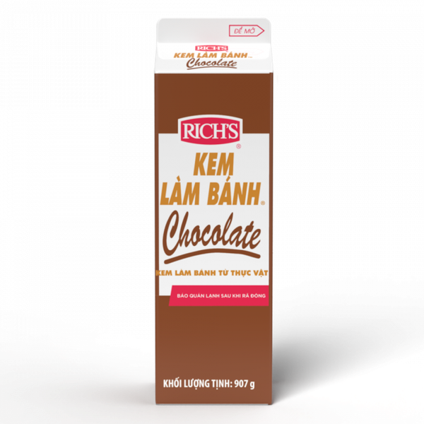 Whip Topping Chocolate Rich's 907g