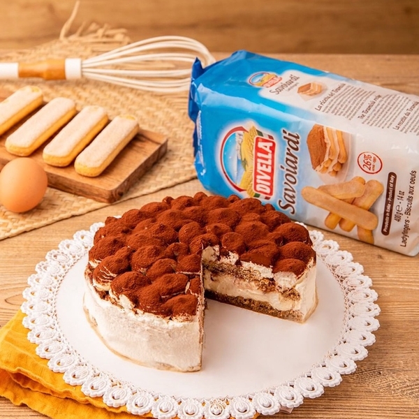 Bánh Lady Finger Savoiardi 400g – DIVELLA - Thùng 15 gói