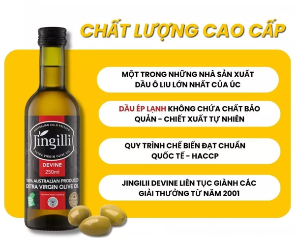 Dầu Olive Extra Virgin Jingilli 250ml