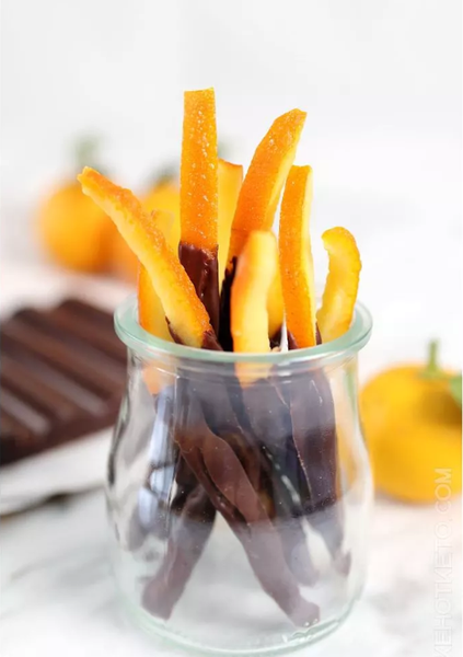 Vỏ cam ngâm đường - Flavors  Chefs - Candied Orange Peel Quarters 1kg