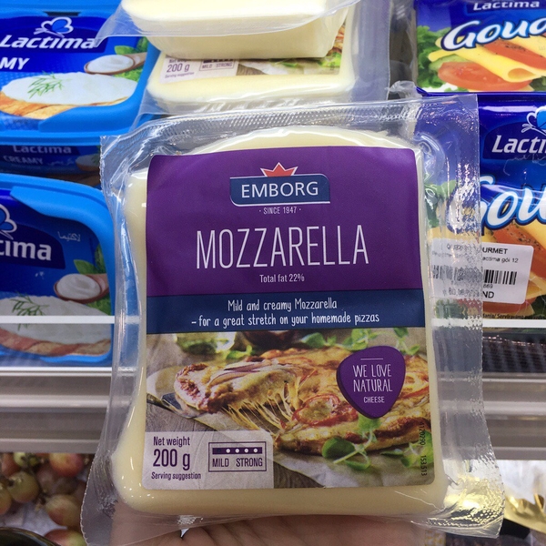 Phô Mai Mozzarella Emborg 200g