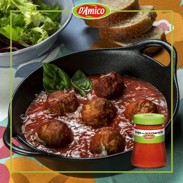 Sốt Spagheti D'amico Ý 290g - Basil Sauce