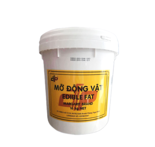 Bơ động vật Nauy Edible Fat Xô 16kg