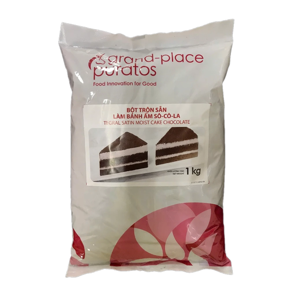 Bột trộn sẵn làm bánh moist socola Puratos 1kg