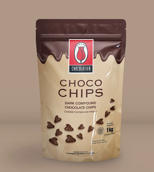 Socola Dạng Chip Đen Tulip 1kg