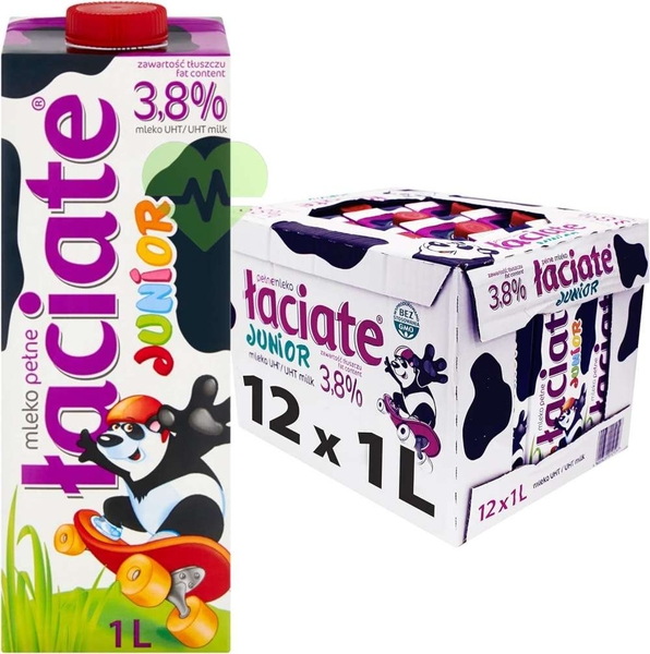 Sữa tươi nguyên kem Laciate Junior hộp 1Lít - Laciate Junior Full Cream Fat 3.8%