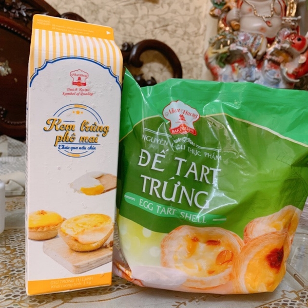 Combo 30 Đế Bánh Tart Trứng và 1KG Kem Trứng Phô Mai