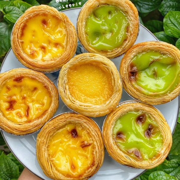 Combo 30 Đế Bánh Tart Trứng và 1KG Kem Trứng Vị Vani