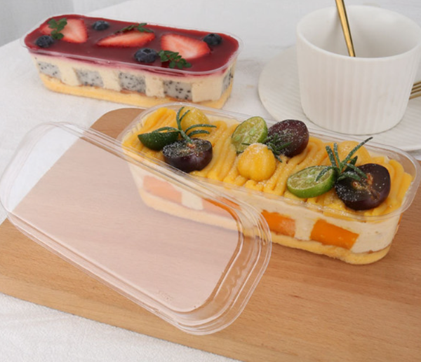 Hộp nhựa đựng bánh mousse tiramisu XY955