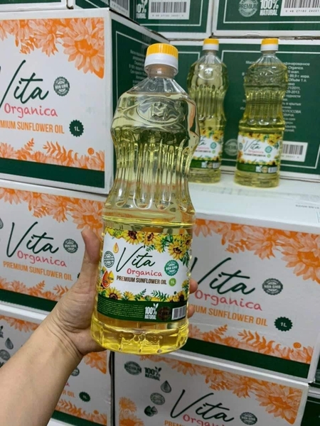 Dầu Hướng Dương Cao Cấp Vita Organica – Vita Organica Premium Sunflower Oil 1Lít