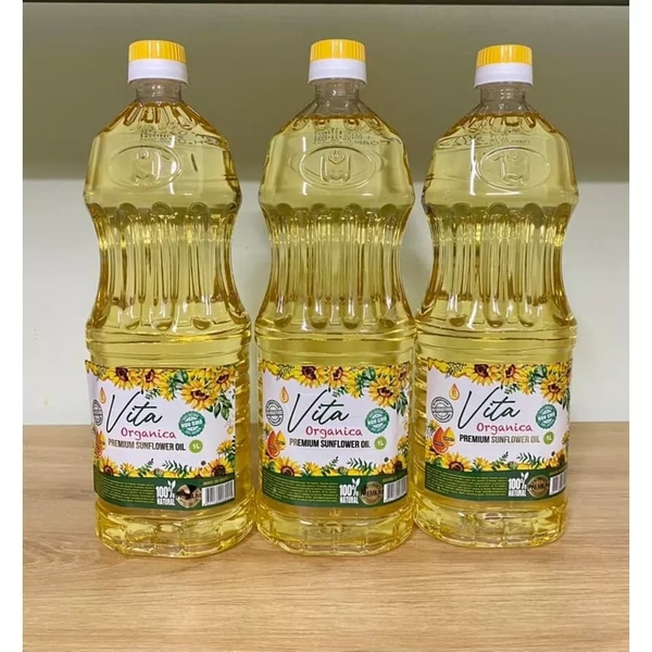 Dầu Hướng Dương Cao Cấp Vita Organica – Vita Organica Premium Sunflower Oil 1Lít