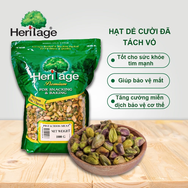 Nhân hạt dẻ cười 1kg- Pitaschios Nuts