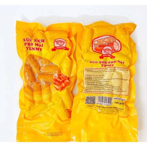 Xúc Xích Phô Mai Yummy 300G