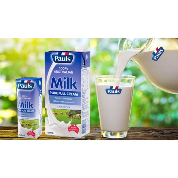 Sữa Tươi Nguyên Kem Full Cream Pauls Úc 1Lít