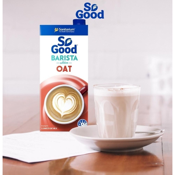 Sữa Hạt Yến Mạch Barista SO GOOD hộp 1Lít