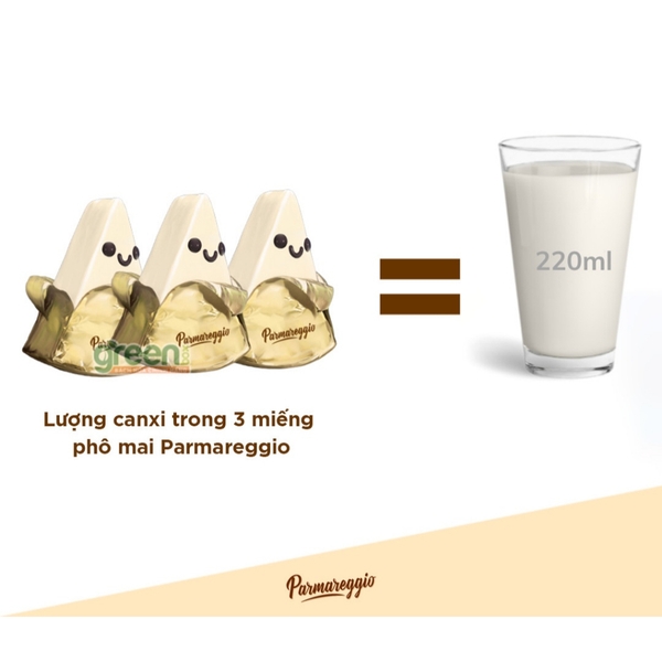Phô mai Ý Parmareggio 140G - 8 Miếng