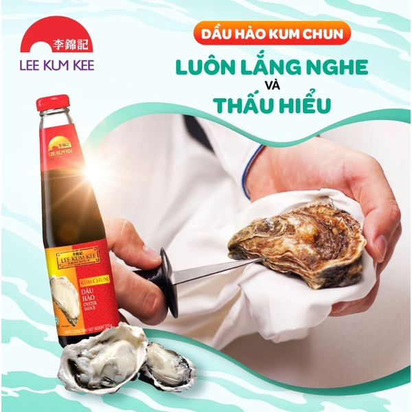 Dầu Hào Lee Kum Kee Kum Chun Oyster Sauce 510G