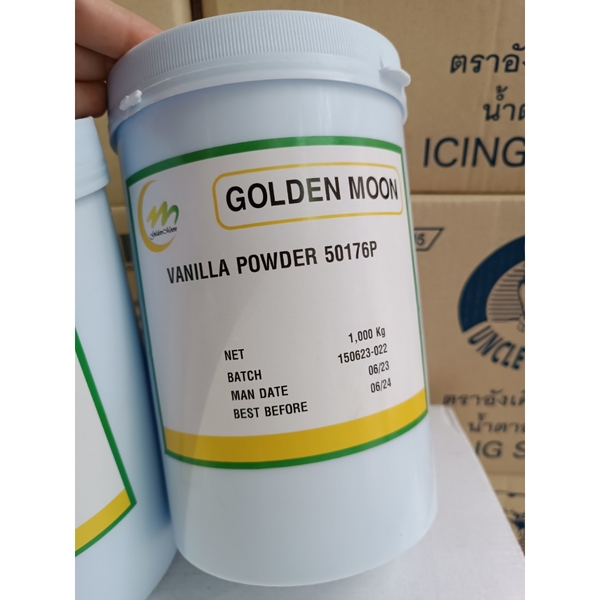 Hương Vani Bột Golden Moon PHÁP hộp 1KG - Vanilla Powder 20021011
