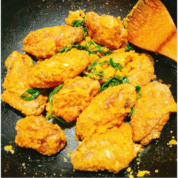 Bột lòng đỏ trứng muối tươi 1kg - Bột lòng đỏ trứng vịt muối loại 1 (không sấy khô)