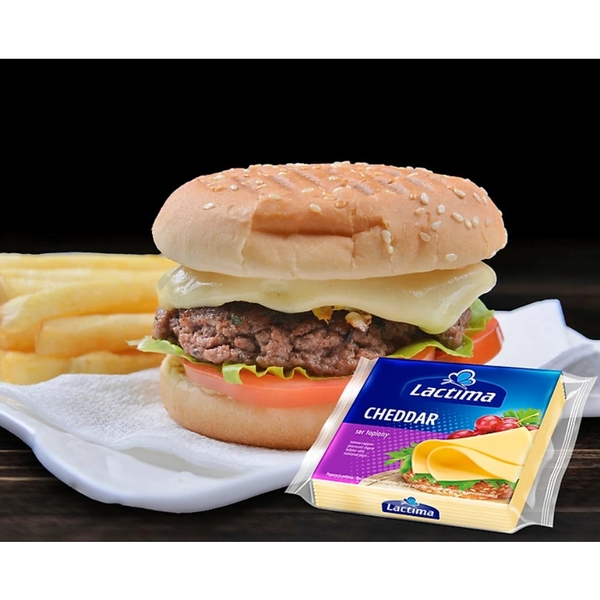 Phô Mai Lactima Cheddar 200g 12 lát