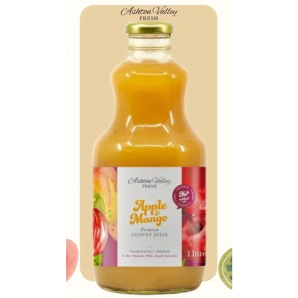 Nước Ép Trái Cây Nguyên Chất Không Đường Ashton Valley Fresh 1Lít - Nhập Khẩu ÚC