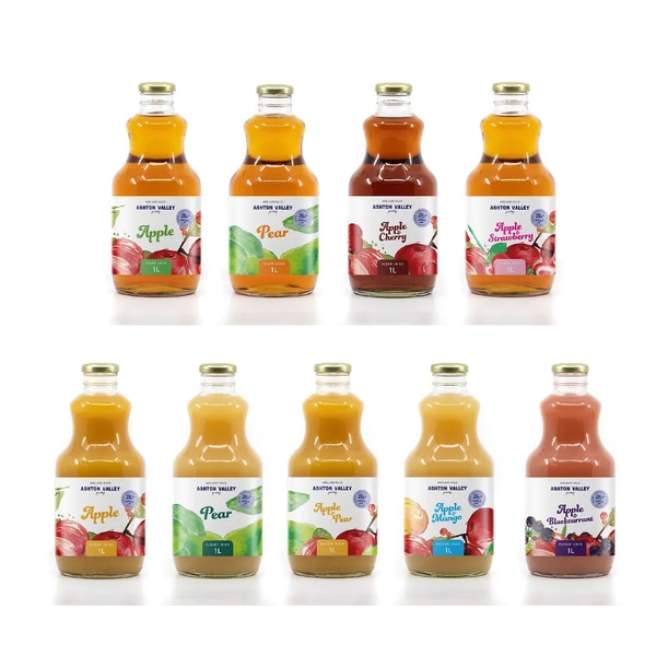 Nước Ép Trái Cây Nguyên Chất Không Đường Ashton Valley Fresh 1Lít - Nhập Khẩu ÚC