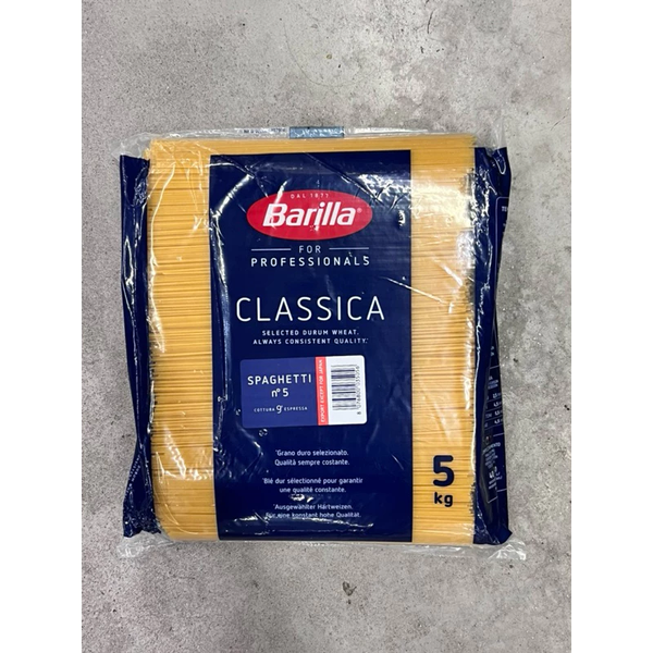 Mỳ Ý Barilla Sợi Hình Ống No.5 Spaghetti Chef 5kg