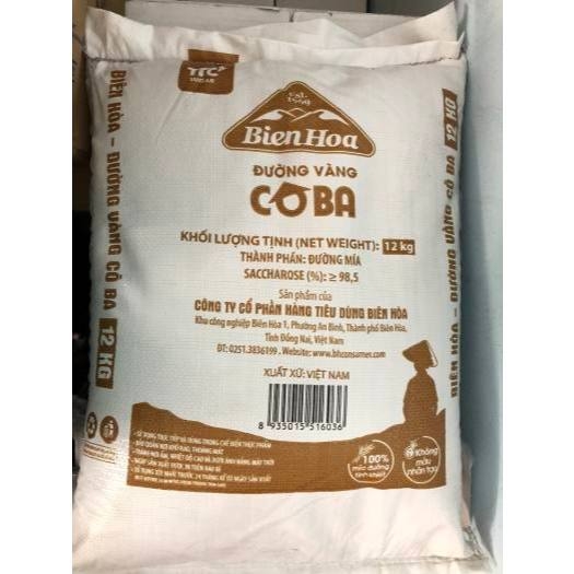 Đường Vàng Cô Ba Biên Hòa bao 12kg