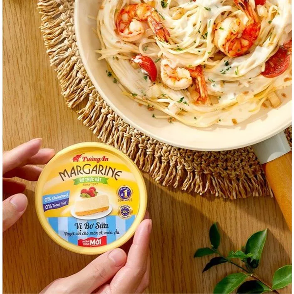 Bơ thực vật Tường An vị bơ sữa/ vị đường mía 80g
