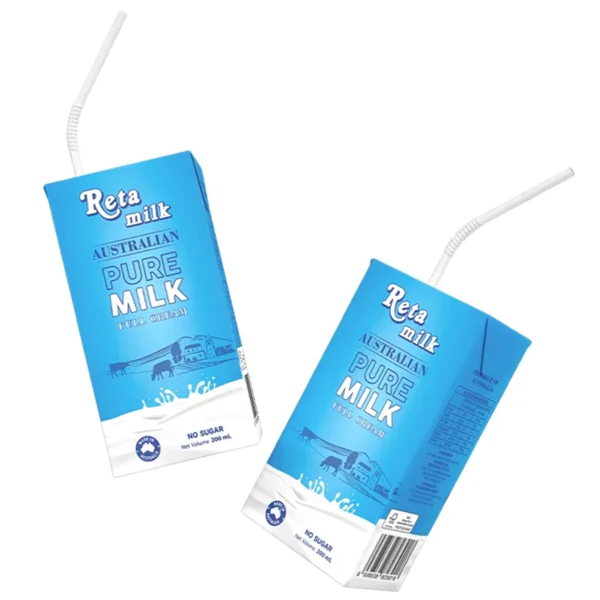 Sữa Tươi Úc Tiệt Trùng Reta Milk Thùng 24 Hộp 200ml - DATE 30/07/2025