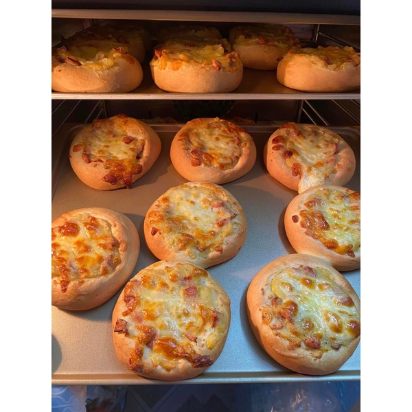 Phô mai kéo sợi mozzarella Golden Pizza khối 2kg