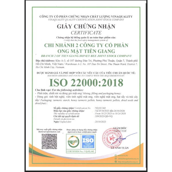 Mật ong rừng Nam Cát Tiên Honey Land 730g