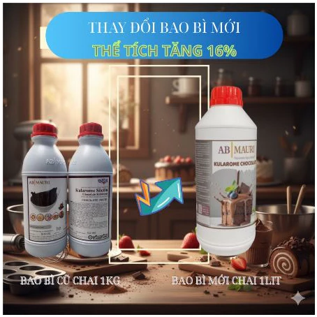 Kularome Hương màu Socola Mauri 1kg