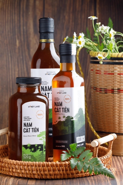 Mật ong rừng Nam Cát Tiên Honey Land 730g