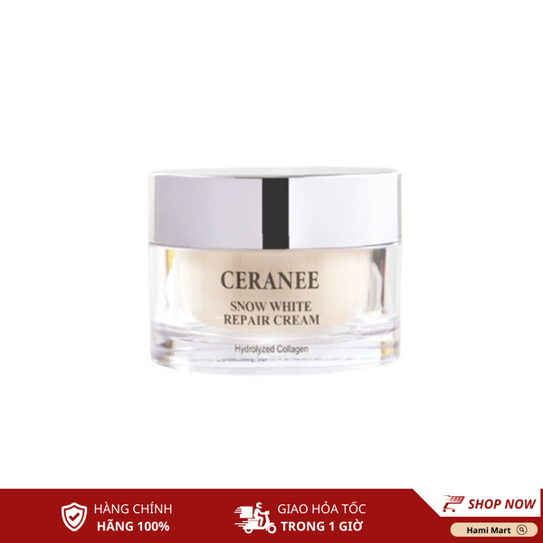 Kem Dưỡng Phục Hồi Da Ceranee Snow White Repair Cream 50g