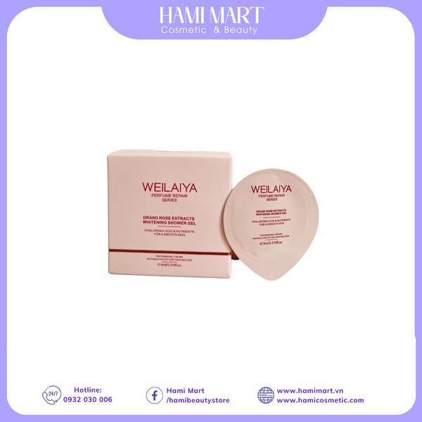 Mini Sữa Tắm Hoa Hồng Damask Weilaiya 9ml