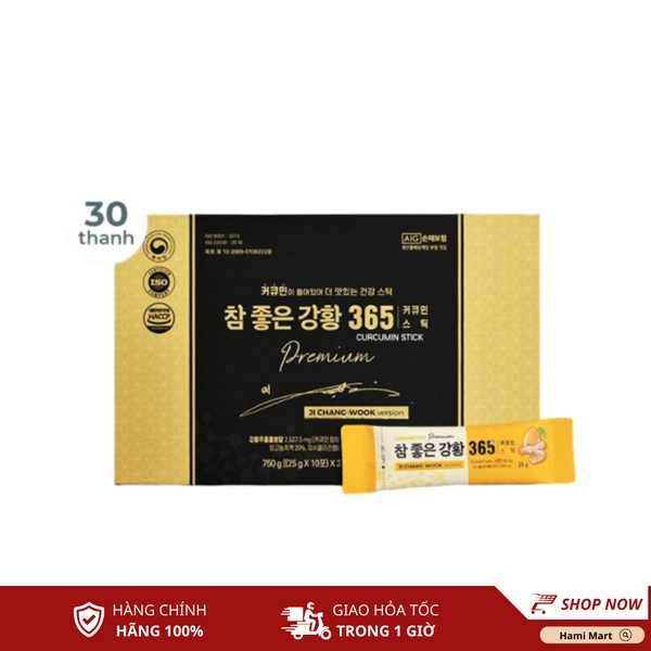 Thạch nghệ 365 Curcumin Collagen Premium - Ji Chang Wook Version