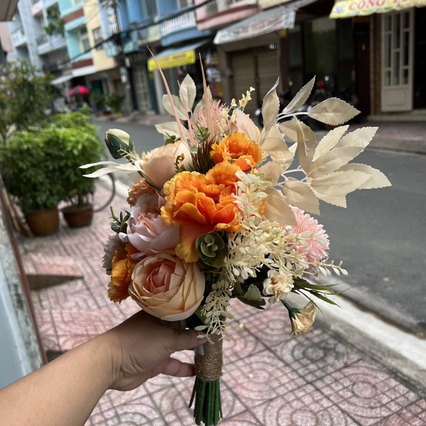 Hoa cưới cầm tay cô dâu cho các Studio chuyên nghiệp mẫu tháng 11-2021 số lượng ít Giangpkc