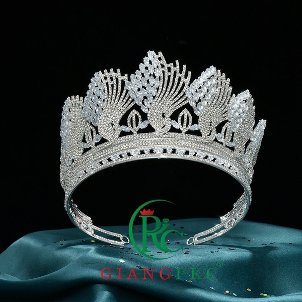 Vương Miện Hoa Khôi Cao 9cm Phượng Đính Đá Giangpkc 2023 - Thời Trang Tinh Hoa và Sang Trọng  giangpkc-phu-kien-thoi-trang