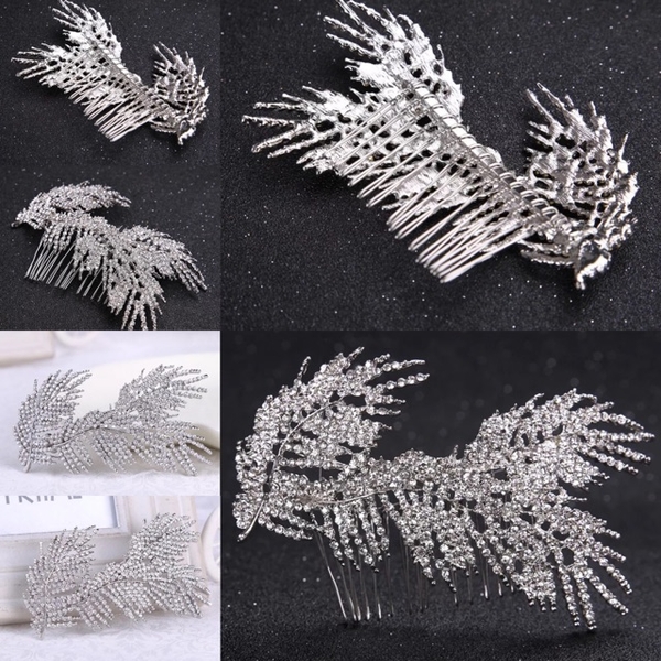 Cài tóc cô dâu - cài tóc bà sui - phụ kiện cưới Giang