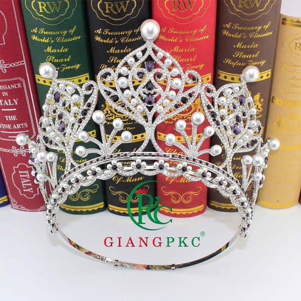 Vương miện Hoa Hậu Phạm Hương Đủ Màu cao 12 cm Giangpkc 2022  giangpkc-phu-kien-thoi-trang