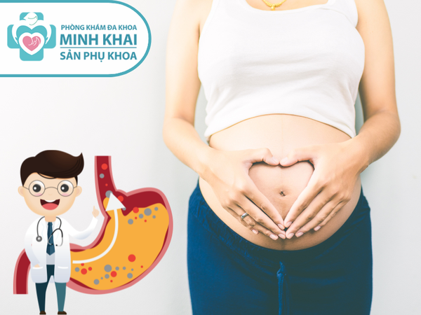 trào ngược axit dạ dày khi mang thai