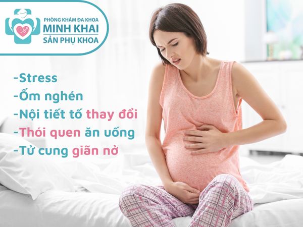đau dạ dày khi mang thai 3 tháng đầu