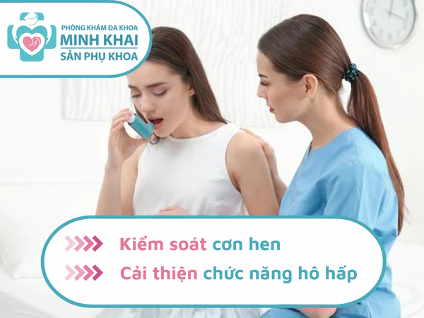 điều trị hen phế quản ở phụ nữ có thai