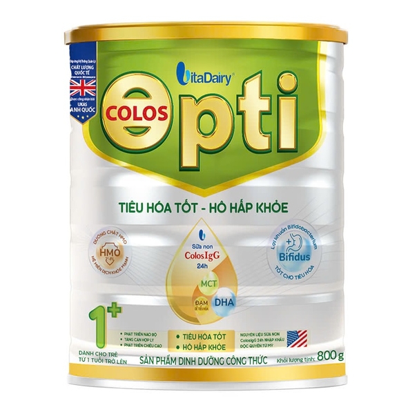 Sữa COLOS OPTI 1+ 800g (1-2 tuổi)