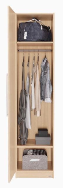Tủ Quần Áo Gỗ MDF Thanh Treo