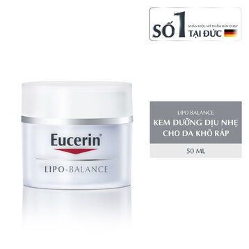 Kem Dưỡng Ẩm Eucerin Dịu Nhẹ Cho Da Khô 50ml