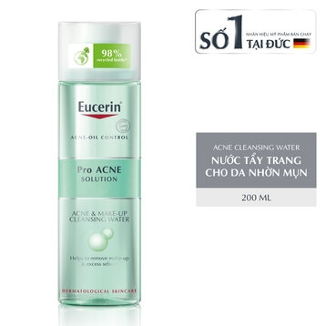 Nước Tẩy Trang Eucerin Dành Cho Da Nhờn Mụn 200ml