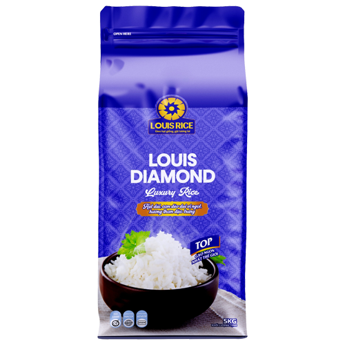 Gạo Louis Diamon Gạo ST25 Dẻo Thơm 5kg